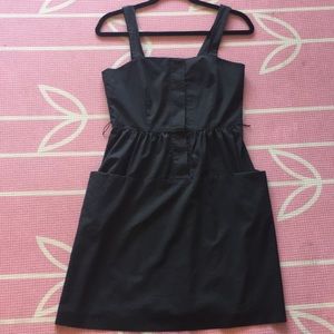 Theory striped button down dress.